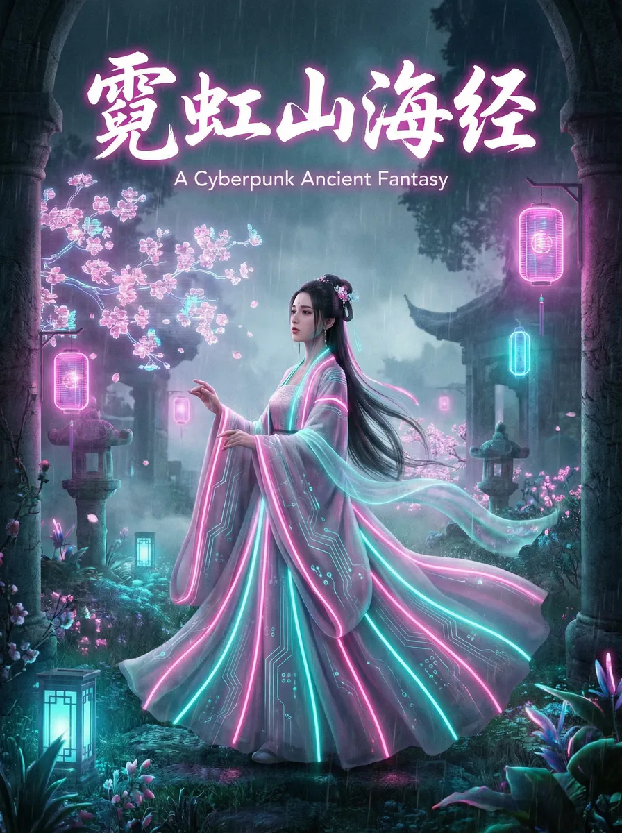 杨贵妃 古风奇缘短剧 - 霓虹山海经海报